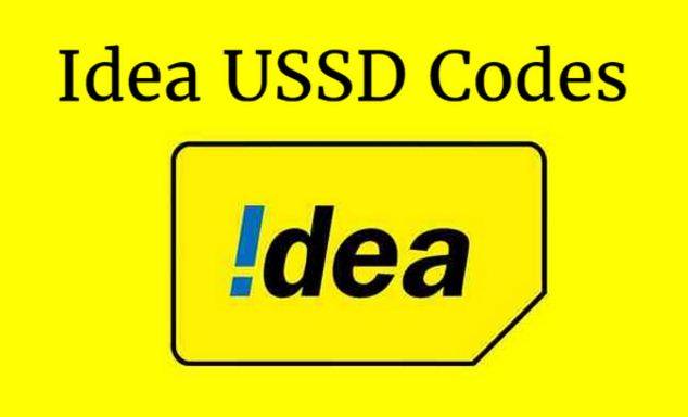Idea USSD Codes for Prepaid Networks - All States