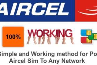 [Official Port Now]What is Aircel Sim Port Trick to Any other Network (jio, Airtel, Idea, Vodafone)