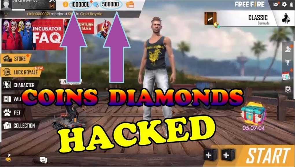 Free Fire Diamond Hack 99,999 May 2024, Garena FF Diamond Hack