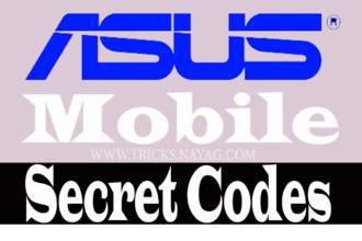Asus mobile secret codes