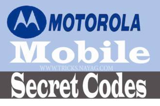 motorola mobile secret codes