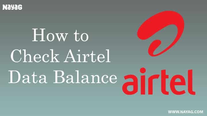 How to Check Airtel Data Balance