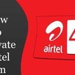 How to Activate Airtel Sim