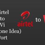Airtel to Vi (Vodafone Idea) Port