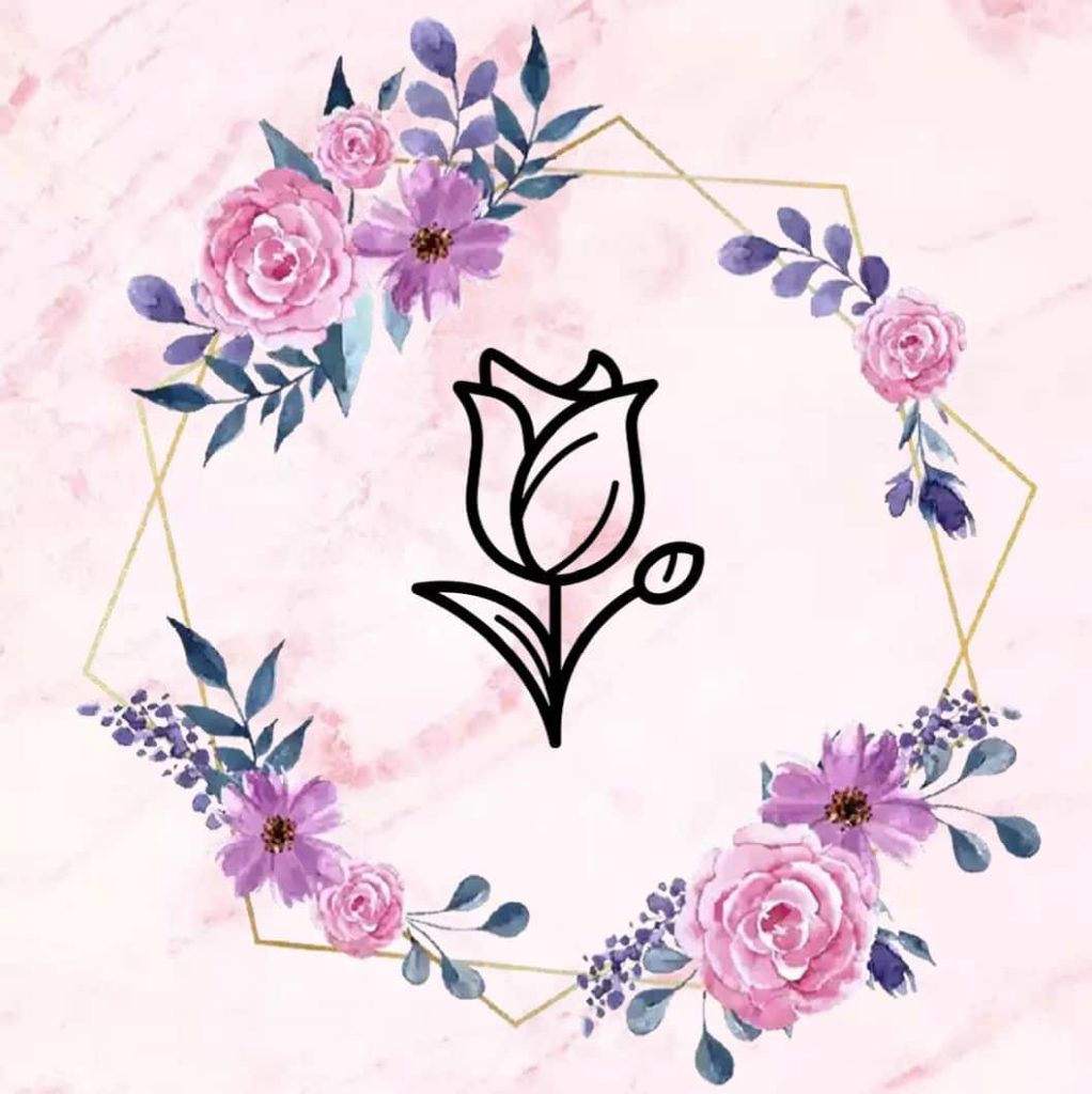 Floral Instagram highlight cover