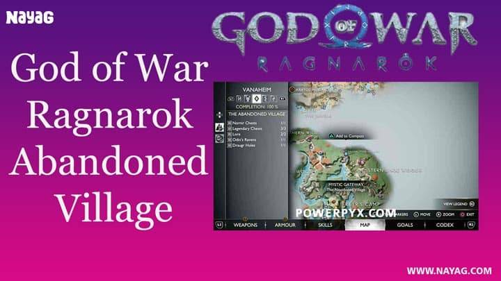 God of War Ragnarok Abandoned Village Raven
