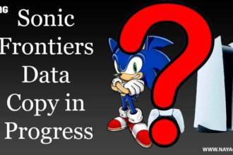 Sonic Frontiers Data Copy in Progress