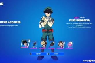 Deku Skin in Fortnite