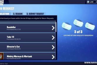 How to Refund Fortnite Skin