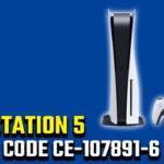 Playstation Error Code CE-112840-6