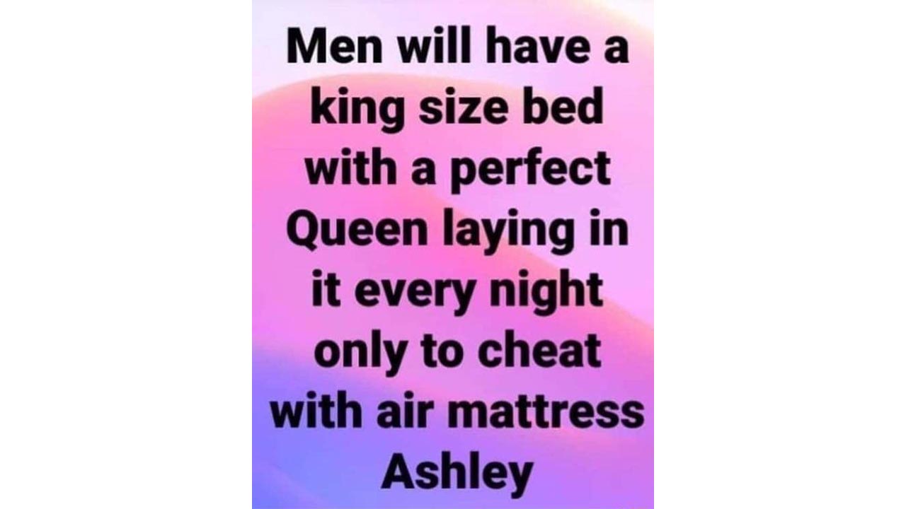 Air Mattress Ashley Meme
