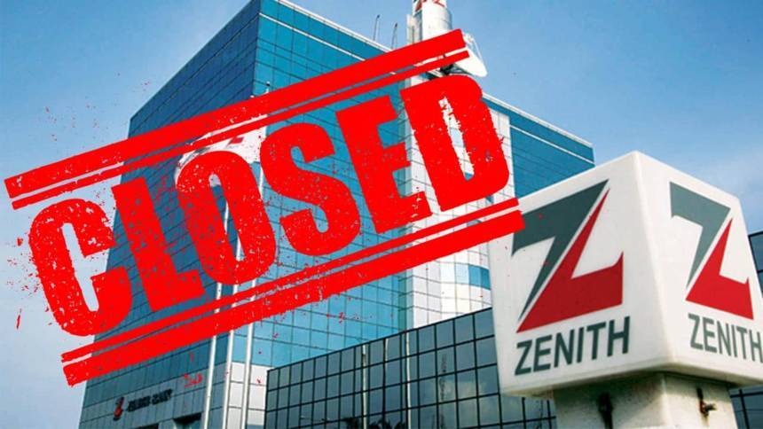 Why Zenith Bank Shut Down Operation