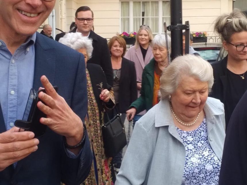 Betty Boothroyd and Patricia Routledge
