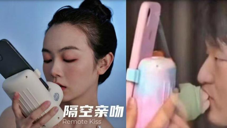 Chinese Remote Kissing Device Video