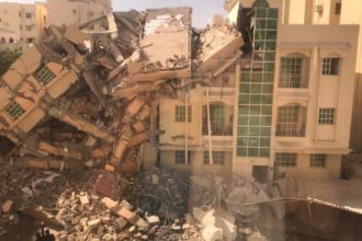 Mansoura Building Collapse Today in Qatar