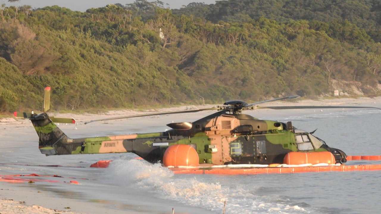 Army Helicopter Crash Jervis Bay