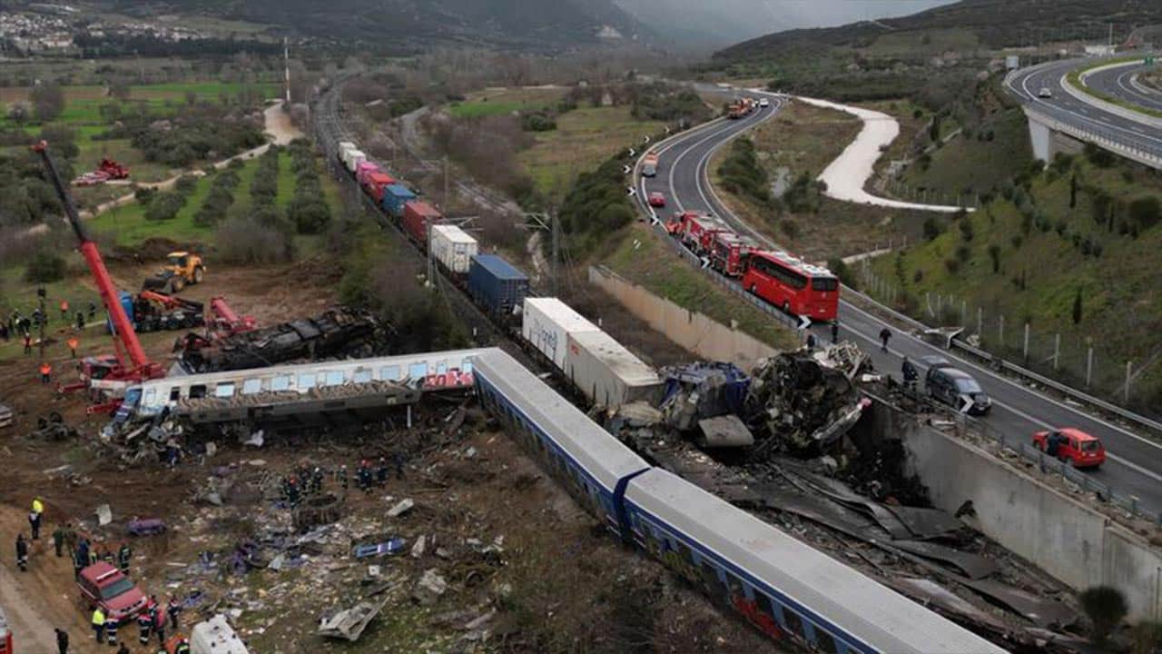 Greece Train Crash Video