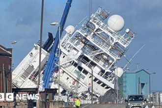 BBC News Edinburgh Ship Accident