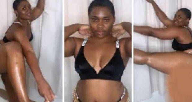Abena Korkor Recent Video Bathroom Leak Tape Ghana