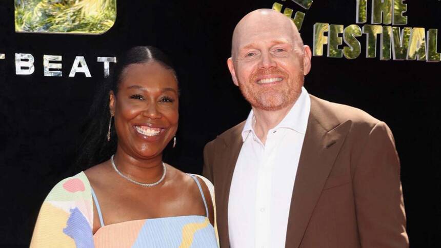 Bill Burr With Wife