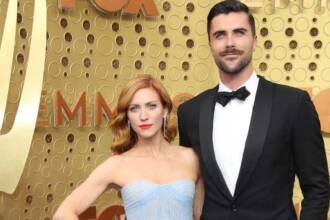 Brittany Snow And Tyler Stanaland Attend The 71st Emmy Awards