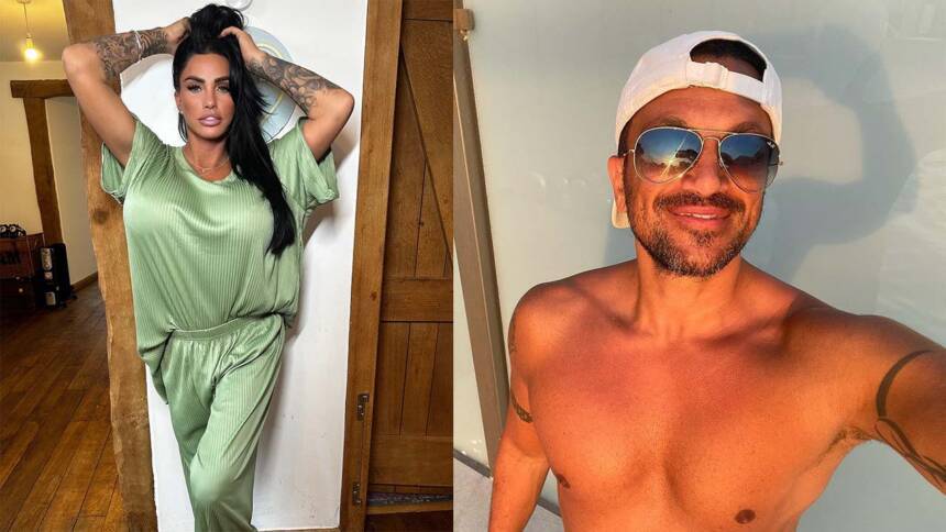 Katie Price And Peter Andre